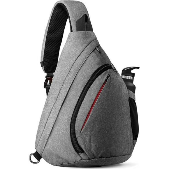 Sling Backpack Crossbody Bag for Travel Hiking Men Women Chest Daypack 12L - Picture 4 of 7